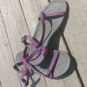 Strappy Purple Teva Sport Sandals 8.5
